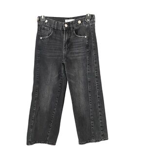 ZARA Girl’s Black Wide-Leg Jeans Size 11/12